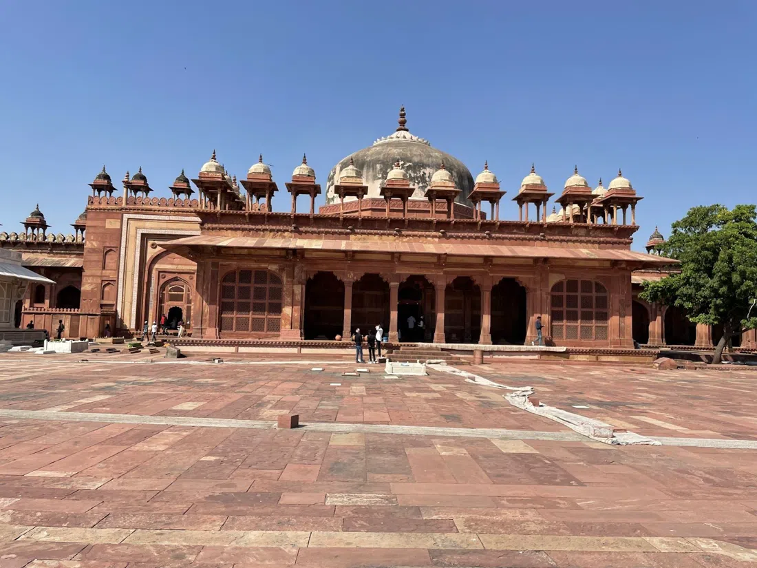Jama Masjid og gravmæle for Sheikh Salim Chishti, Fatehpur Sikri, Agra