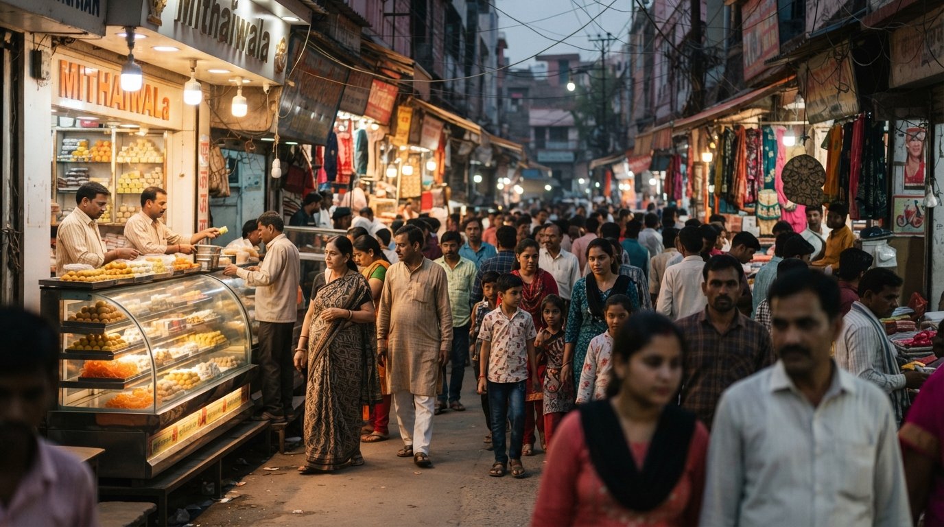 Cantonment (Sadar Bazar), Agra: where the city really eats, shops and slows down